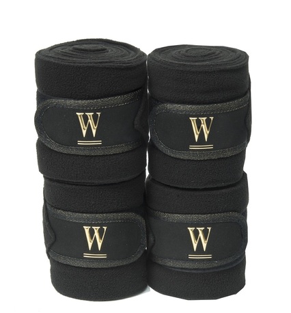 WAHLSTEN CONNELI FLEECEBANDAGE 4ST/SET, SVART